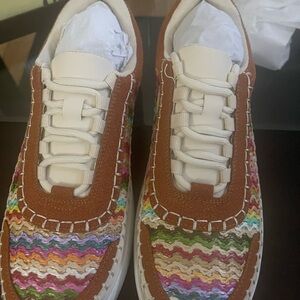Outwoods Multicolor Women’s  Sneakers with Brown Trim